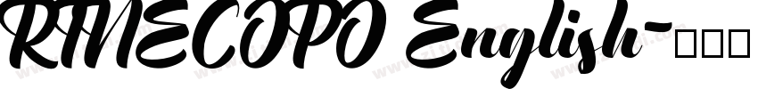 RINECOPO English字体转换
